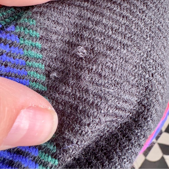 Vintage St. Michael Plaid Square Scarf - Picture 11 of 12